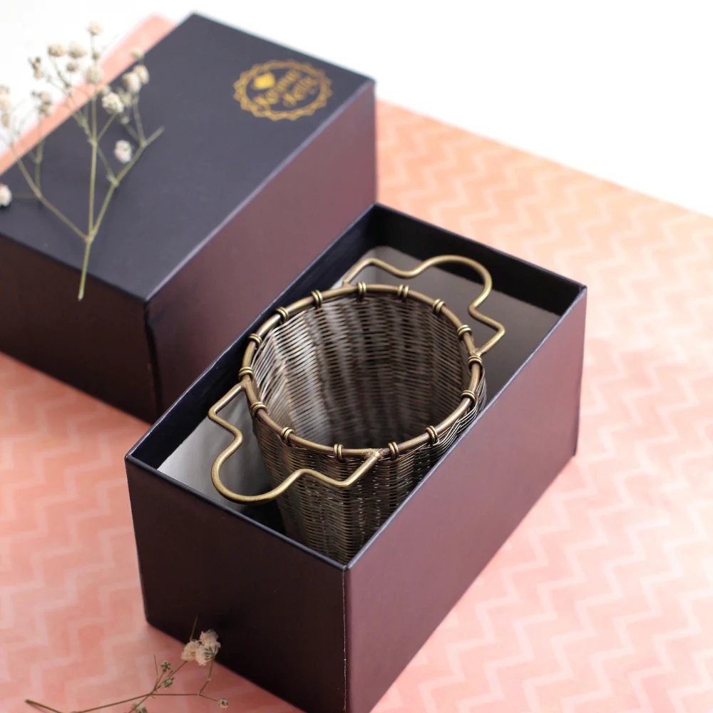 Karma Kettle Brass Basket Tea Strainer