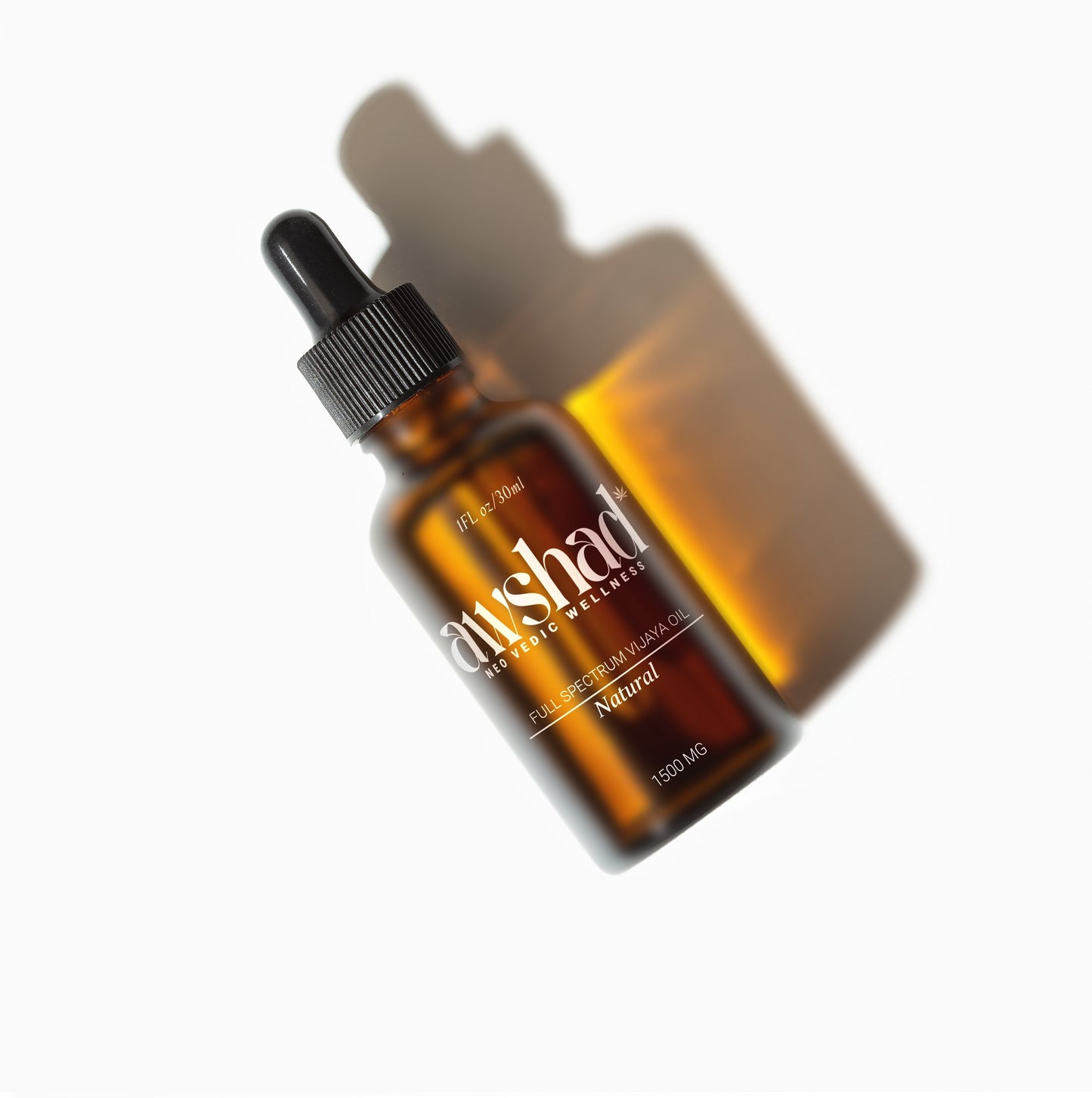 Awshad 1500mg CBD Oil Natural bottle
