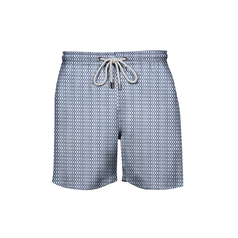 House of Malabar Swim Shorts - Tidal Geo