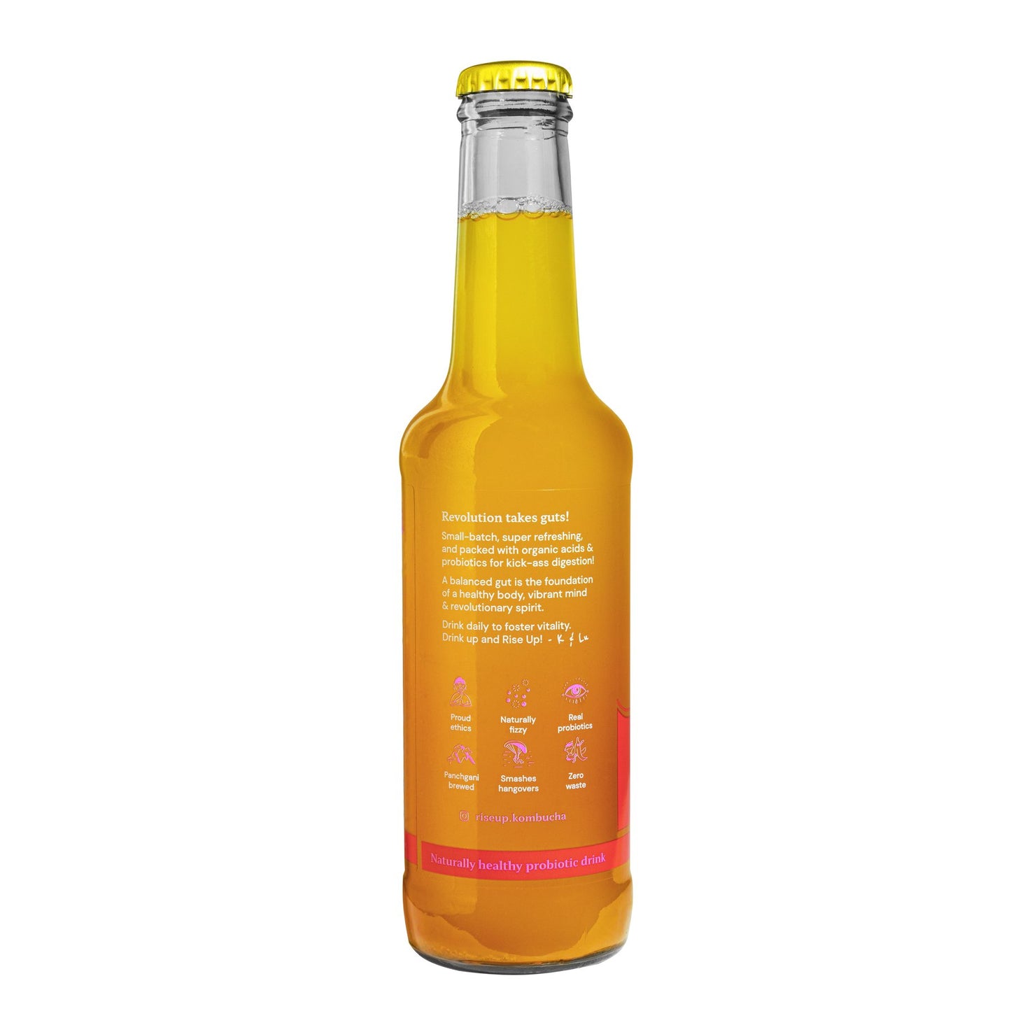 Rise Up Kombucha Rise Up Kombucha - Rose
