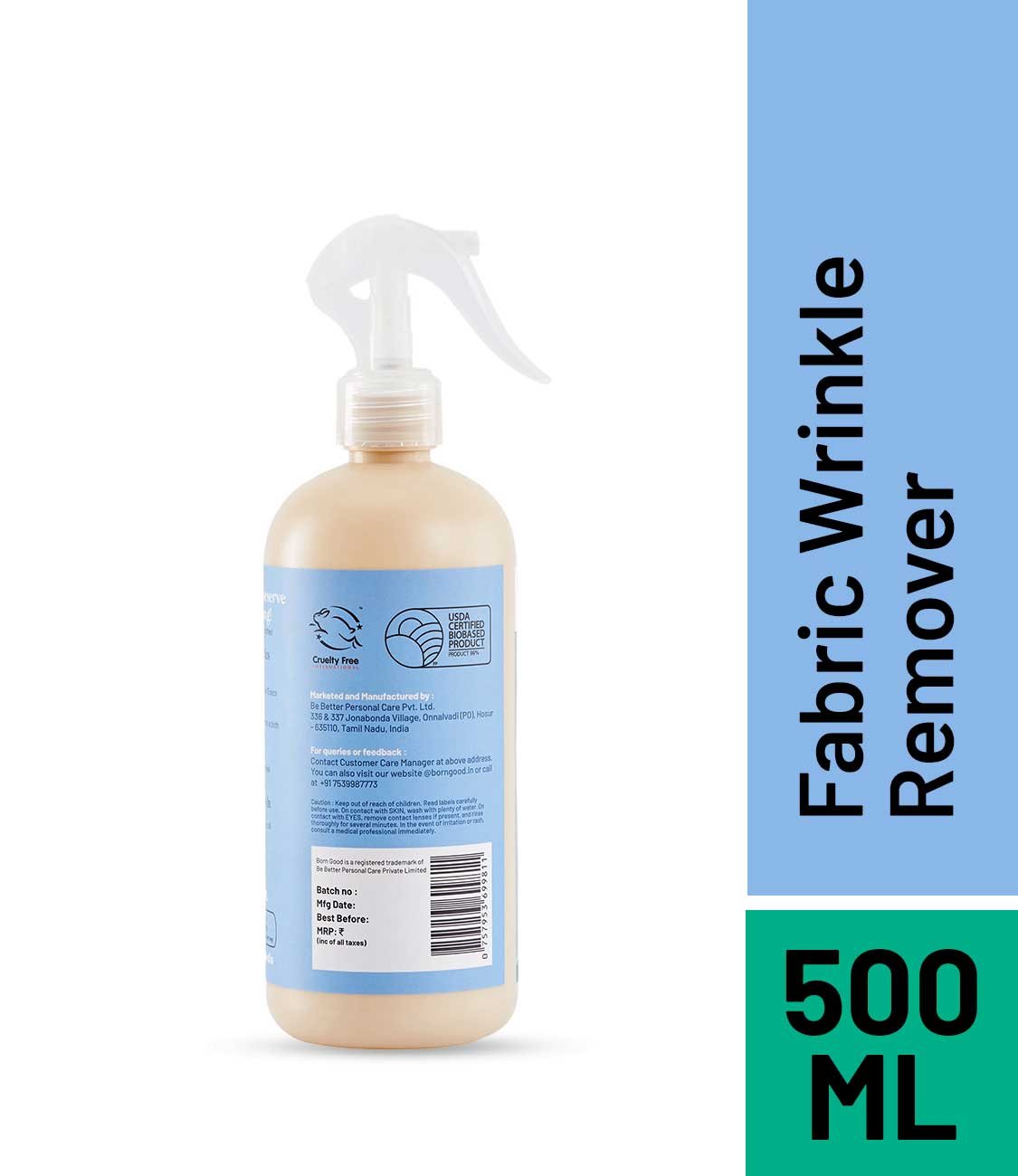 Born Good Fabric Wrinkle Remover