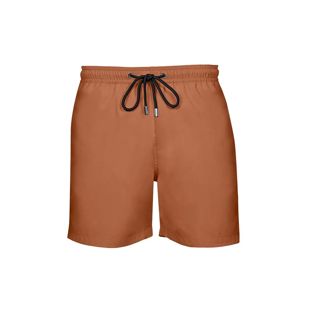 House of Malabar Swim Shorts - Cinnamon Brown