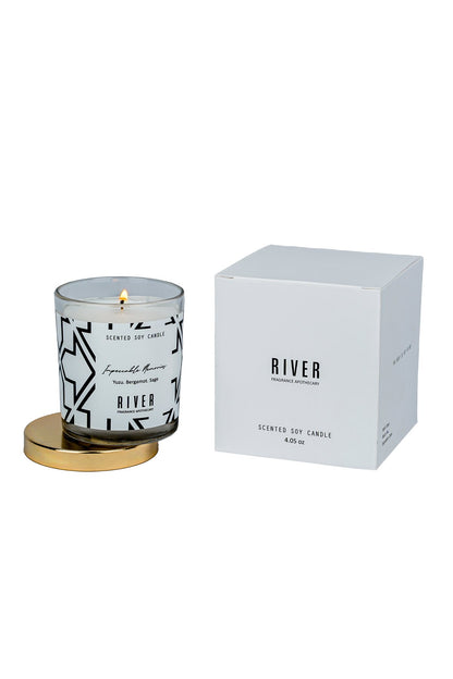 River Apothecary Hand Poured Scented Candle Single Malt & Honey