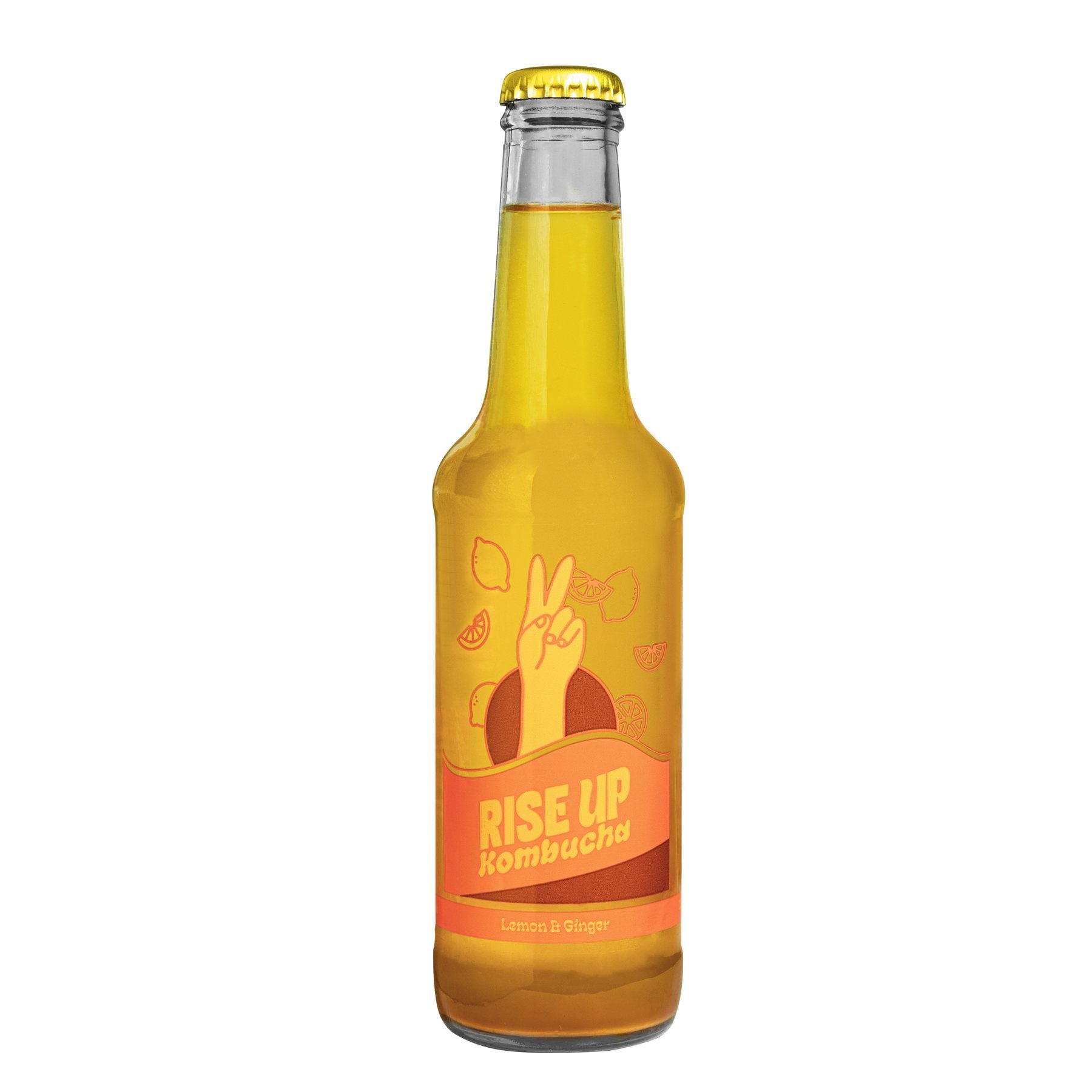 Rise Up Kombucha Lemon Ginger
