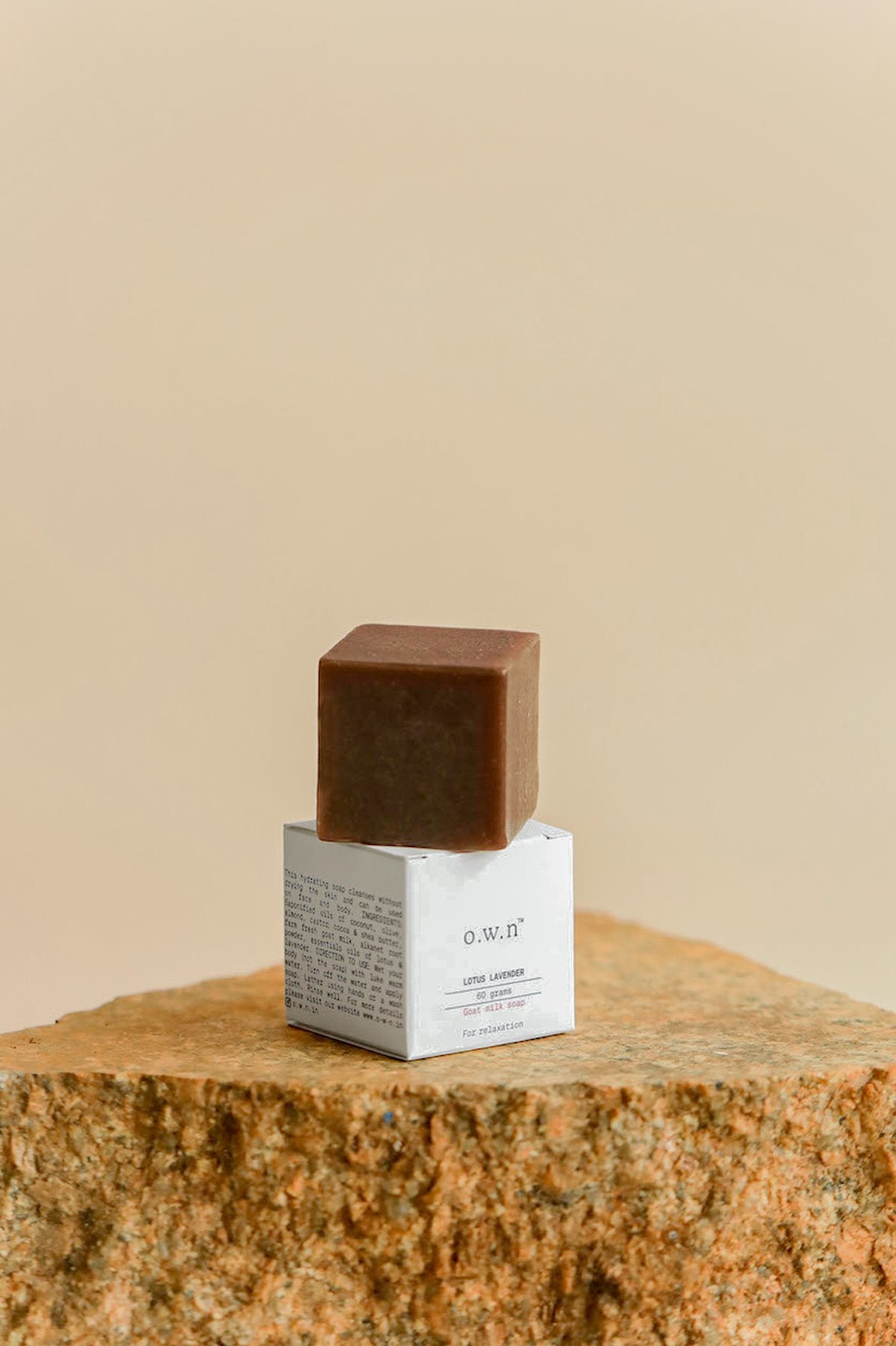 OWN Soaps LOTUS LAVENDER goat milk soap