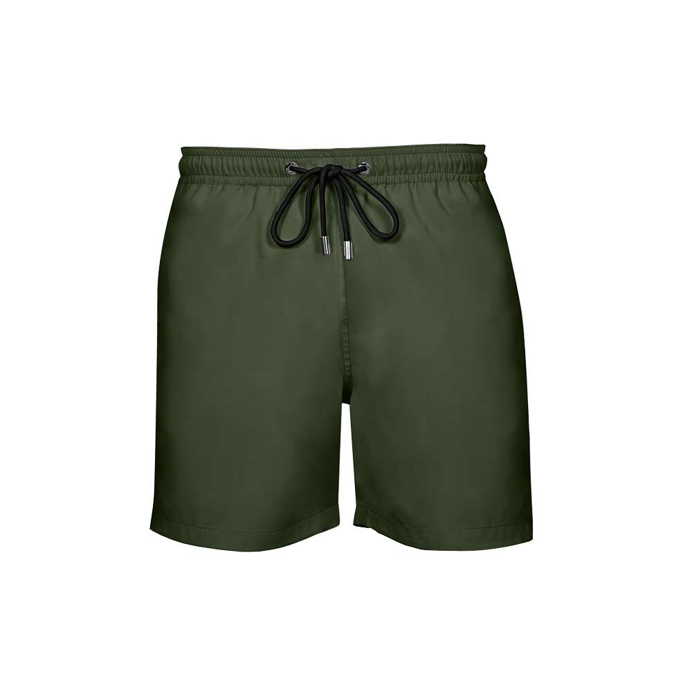 House of Malabar Swim Shorts - Olive Green