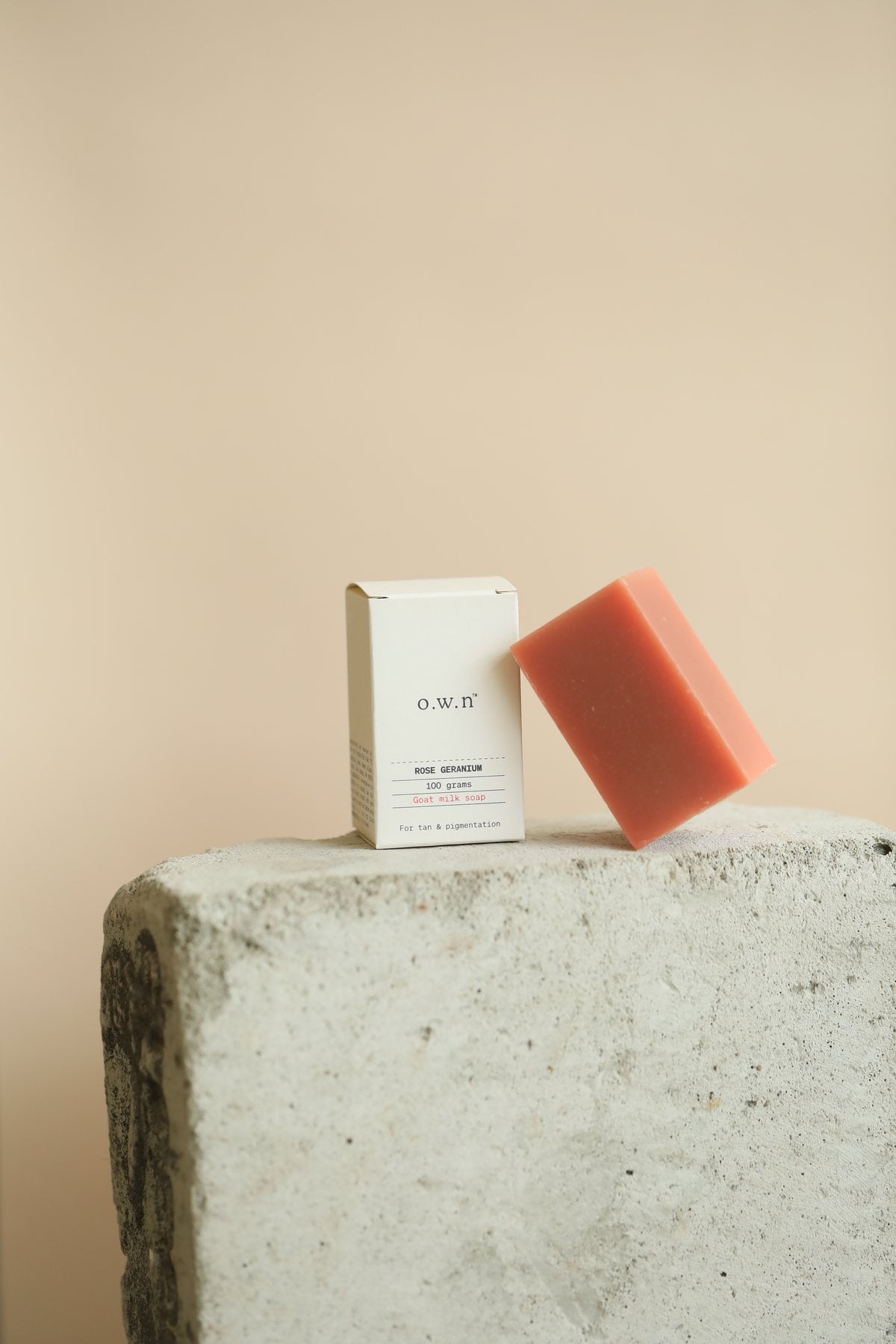 OWN Soaps ROSE GERANIUM goat milk soap
