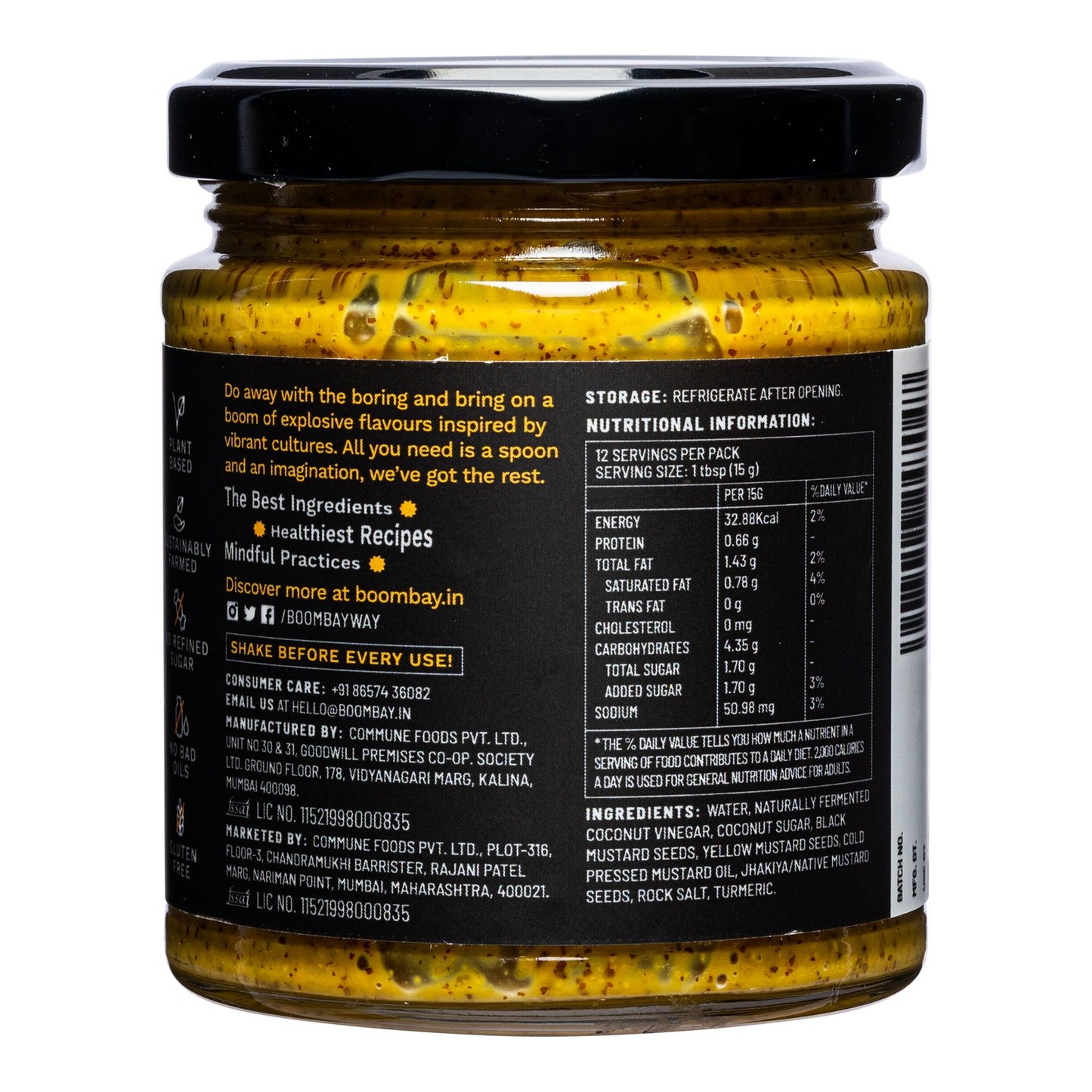 Boombay Sweet Mustard