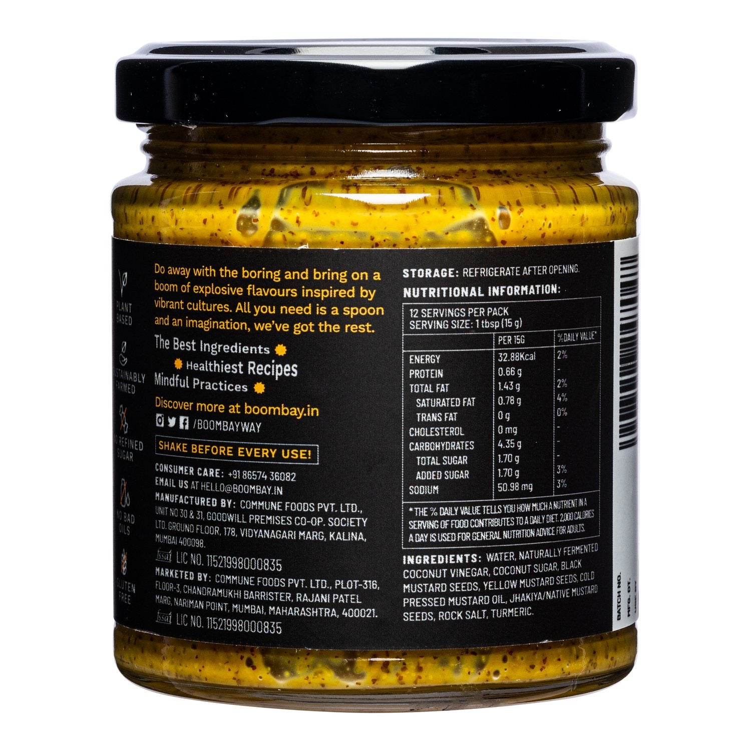 Boombay Sweet Mustard
