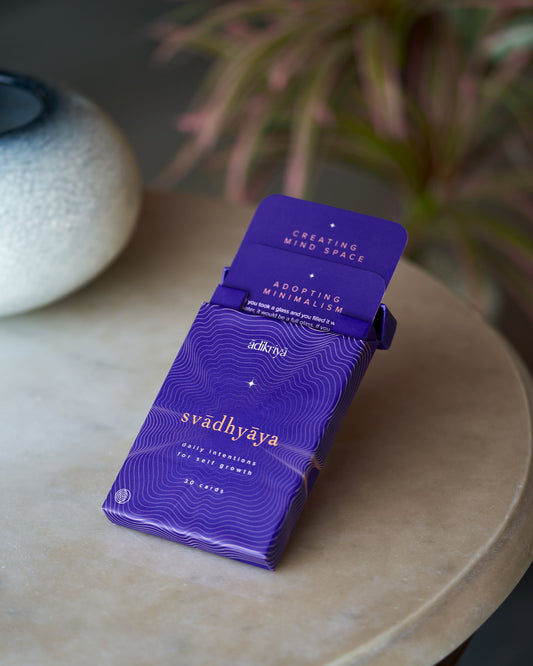 Adikriya Svādhyāya: Intention Cards for Mindful Living