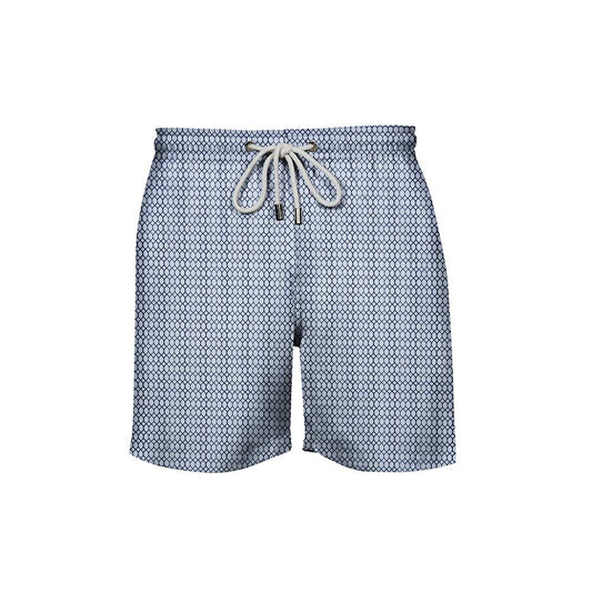 House of Malabar Swim Shorts - Tidal Geo