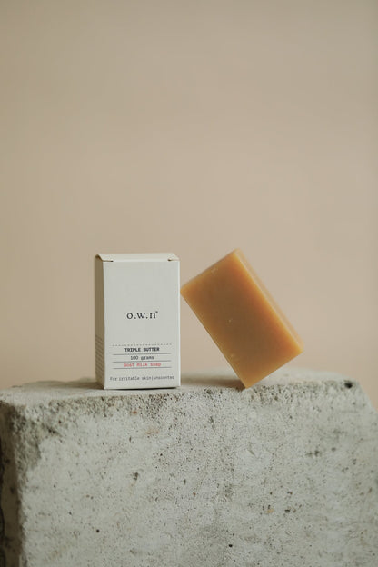 OWN Soaps TRIPLE BUTTER goat milk soap